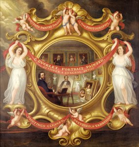 Peinture - Panneau publicitaire pour le peintre G. Buckley